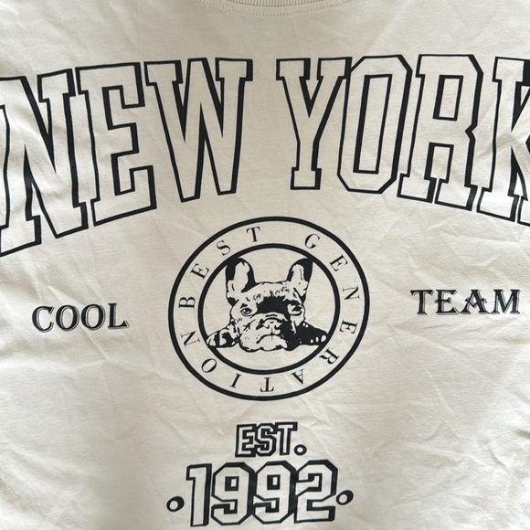 Zara girls shirt with New York graphics size 11/12 - Picture 2 of 3